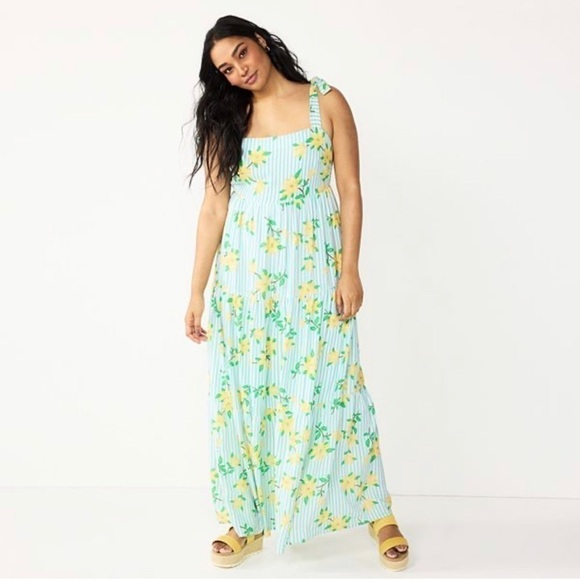 DRAPER JAMES RSVP maxi dress. Linen blend
Yellow magnolias size medium - Picture 3 of 15